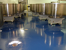 concrete flooring system guardright on manufacturing floor